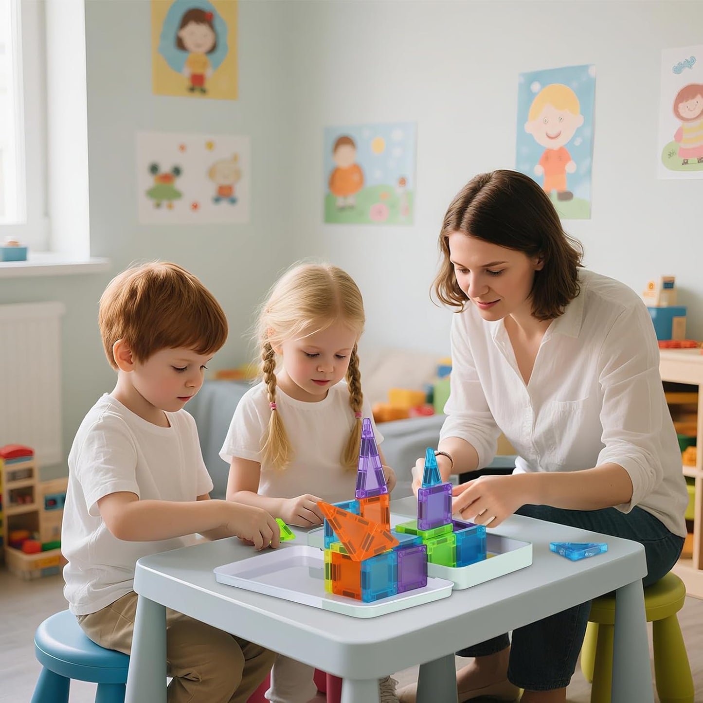 🎁Last Day Special 49% OFF—Mini Magnetic Tiles Building Blocks