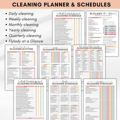 ADHD Cleaning & Organizing Toolkit - Chore Planner