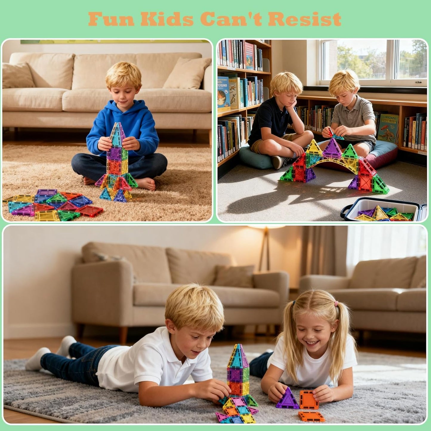 🎁Last Day Special 49% OFF—Mini Magnetic Tiles Building Blocks