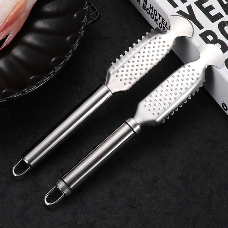 Sharp Stainless Steel Fish Scaler - Buy 1 Get 1 Free