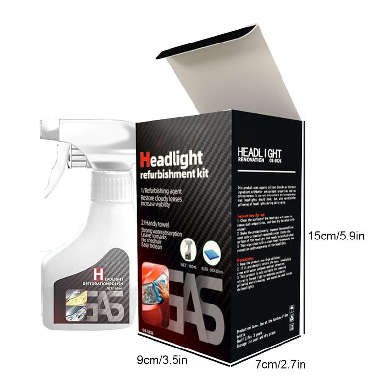 Automotive Headlamp Refurbisher & Crystallization Coating Agent Kit