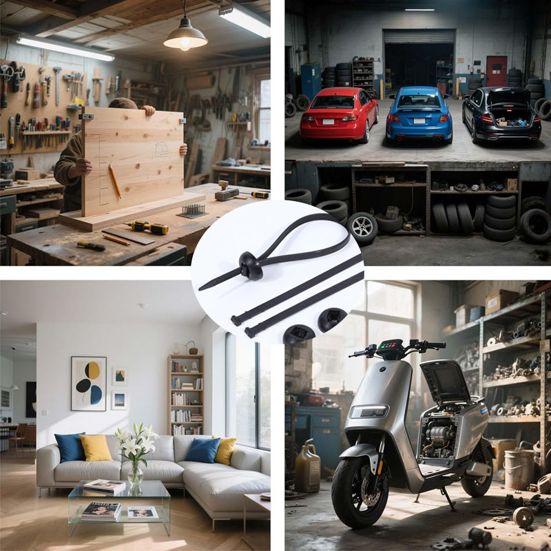 Automotive Baseboard Fixing Head Nylon Tie