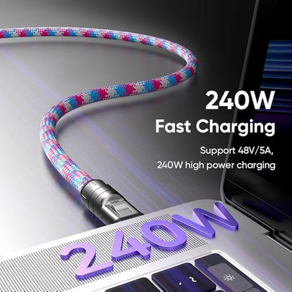 2 IN 1 Cell Phone Lanyard Fast Charging Data Cable